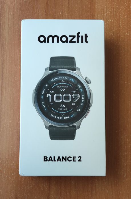 Смарт-годинник Amazfit Balance 2 AMOLED 1.5"  Black (без NFC)