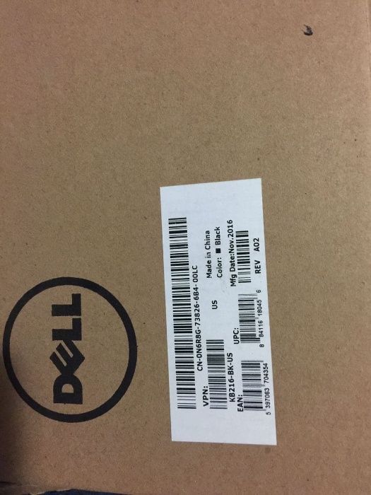 Клавиатура Dell Multimedia Keyboard KB216 580-ADHK