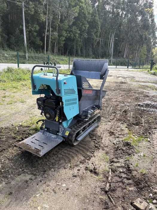 Mini Dumper com pá Profissional 500kg  – Arranque Automático – Só 20H
