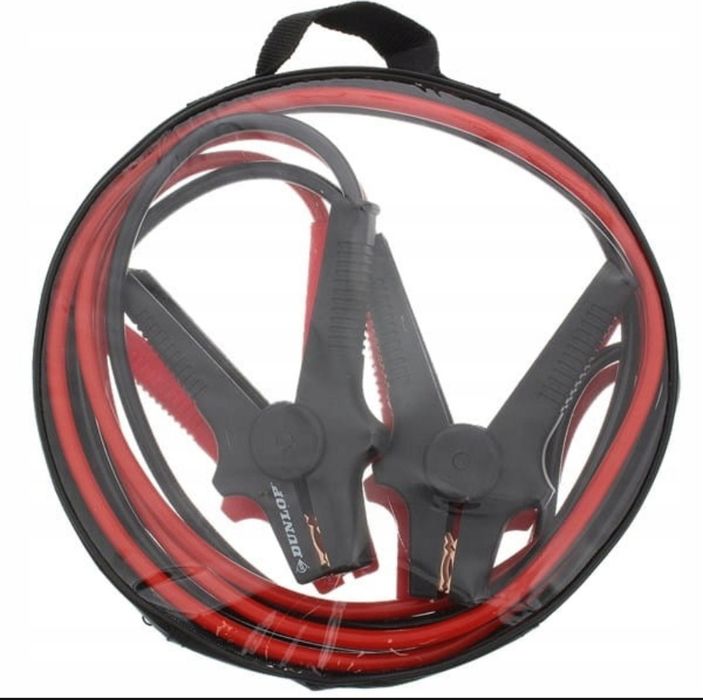 Dunlop kable przewody rozruchowe booster prostownik 2x3 m 220A