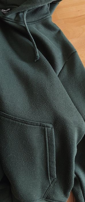 Bluza kangurek z kapturem Cropp roz M