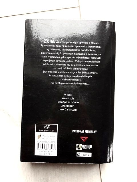 Ksiazka "Zmierzch" Stephenie Meyer