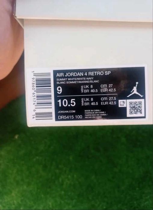 Tenis Nike Air Jordan 4 Retro SD Blue Navy