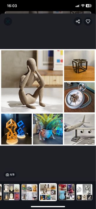 3д друк будь якої складності від 3,7 грн за грам для не оптового покуп