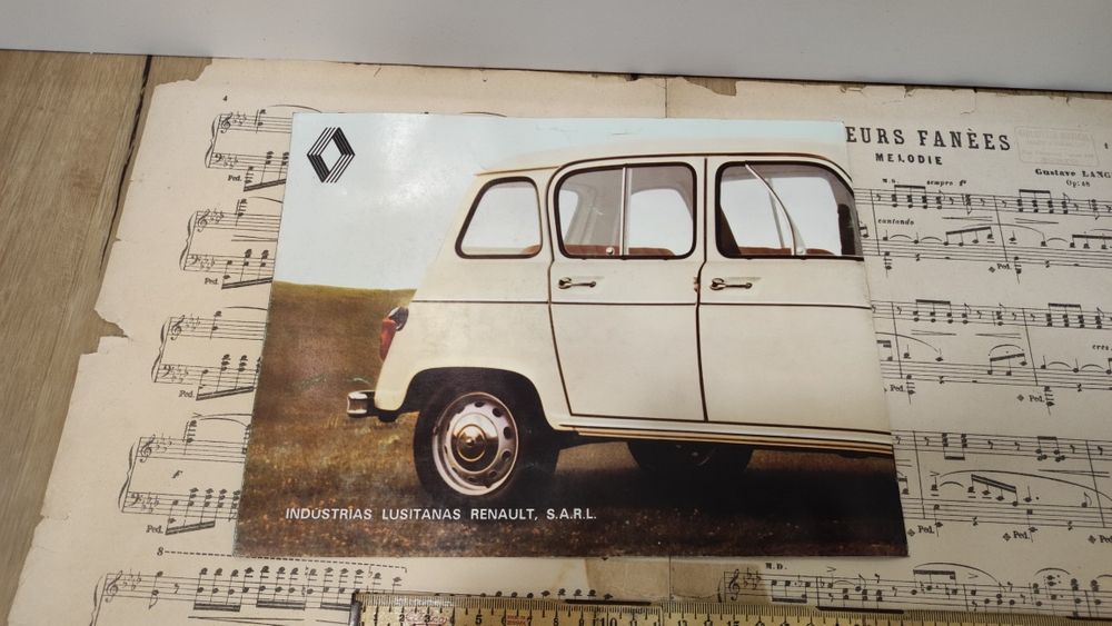Catálogo Renault 4 Antigo