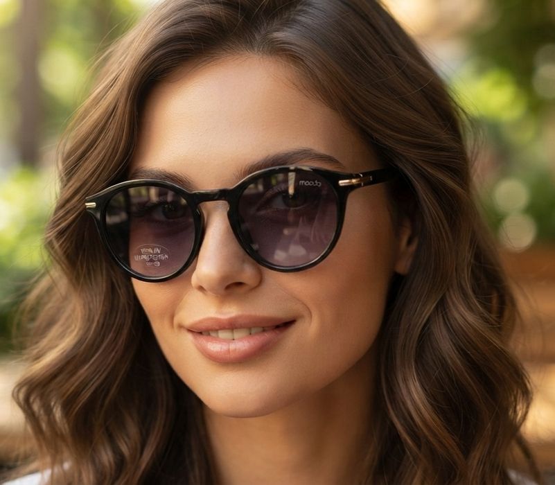 Nowe okulary przeciwsłoneczne z filtrem UV.