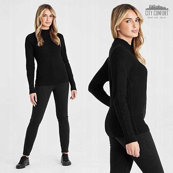 Elegancki damski sweter golf City Comfort rozmiar XL