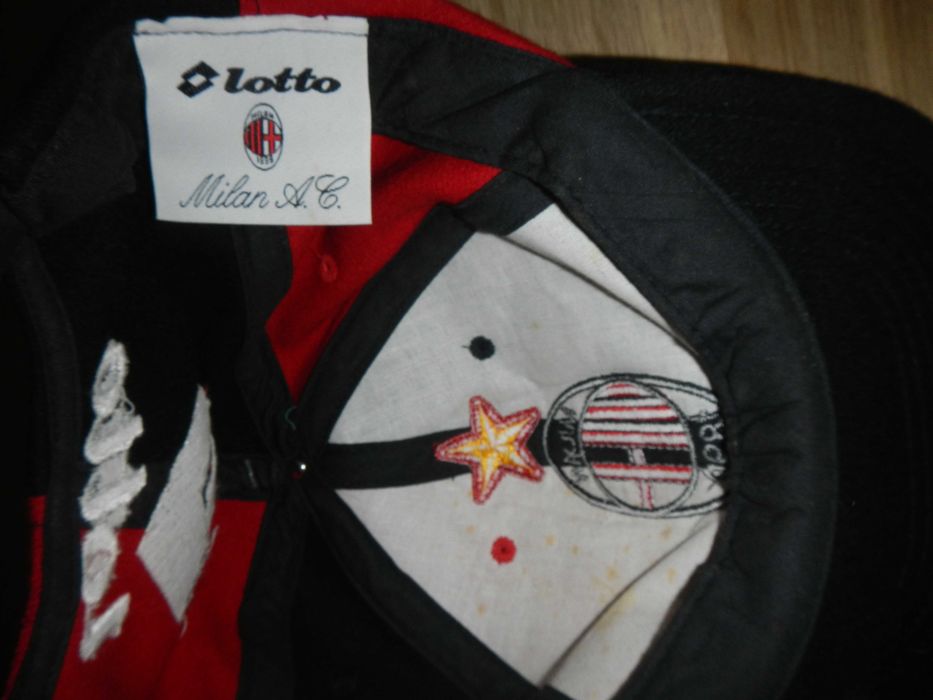 czapeczka Ac Milan Lotto vintage