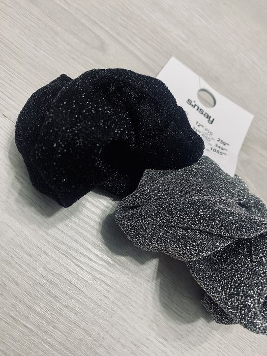 Gumki do włosów, scrunchie 2 pack NOWE