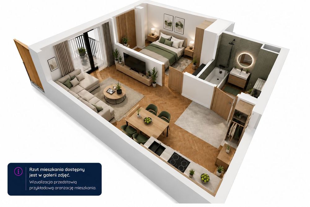 2 pokoje | Centrum | Piotrkowska | Manufaktura | Balkon | 43 m² - Widok 2