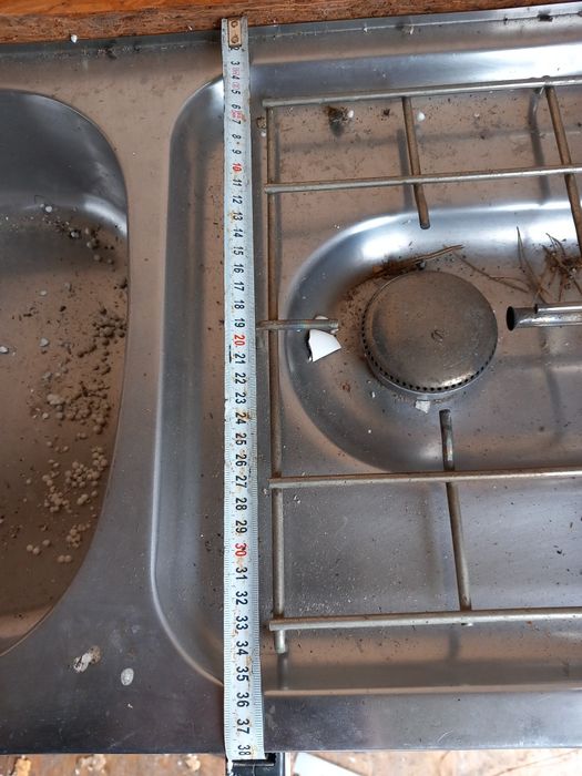 Zlewozmywak do kempingu Niewiadów kuchenka gazowa