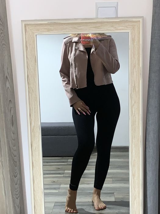 Ramoneska różowa zamszowa 38