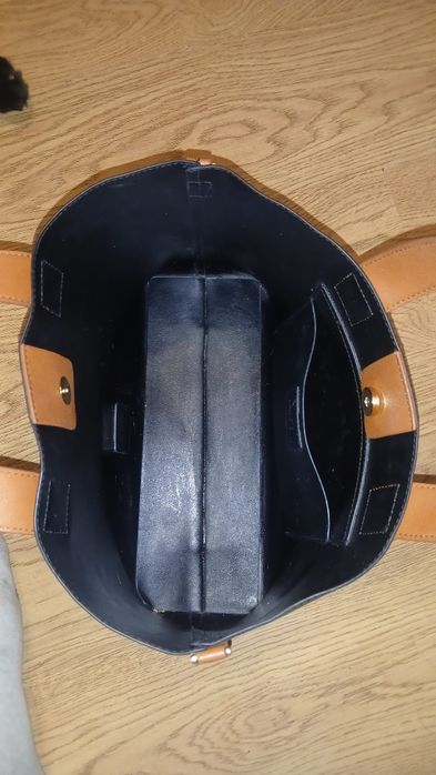 Torebka Lasocki czarna typu shopper