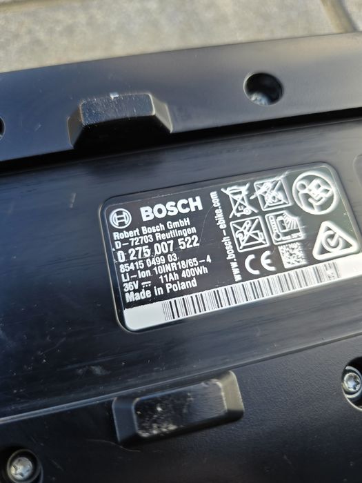 Bateria Akumulator BOSCH POWERPACK 400wh na bagażnik 103 cykle 92% spr