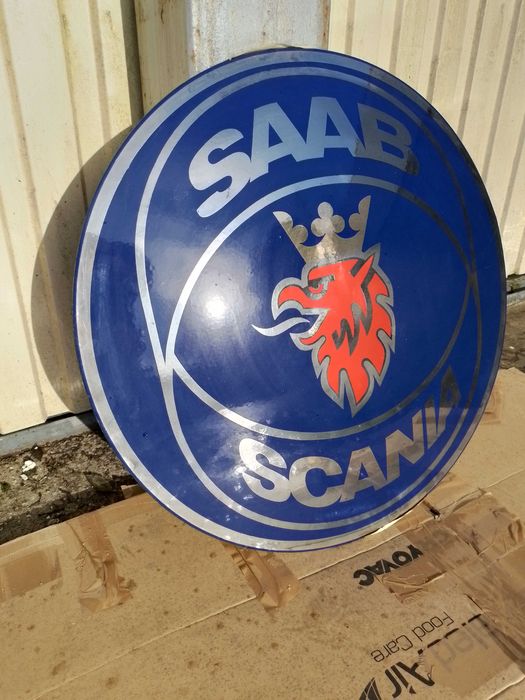 Chapa antiga Saab/Scania