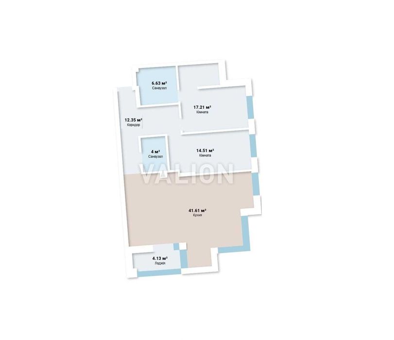 БЕЗ % Продаж 2к квартири з кухнею-вітальнею в сучасному ЖК Crystal Park Tower, 9 поверх