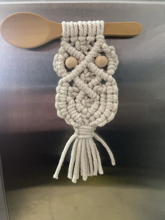 Iman Coruja em Macrame
