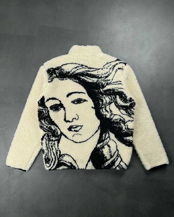 Куртка STUSSY VENUS Jacquard Sherpa Jacket Natural