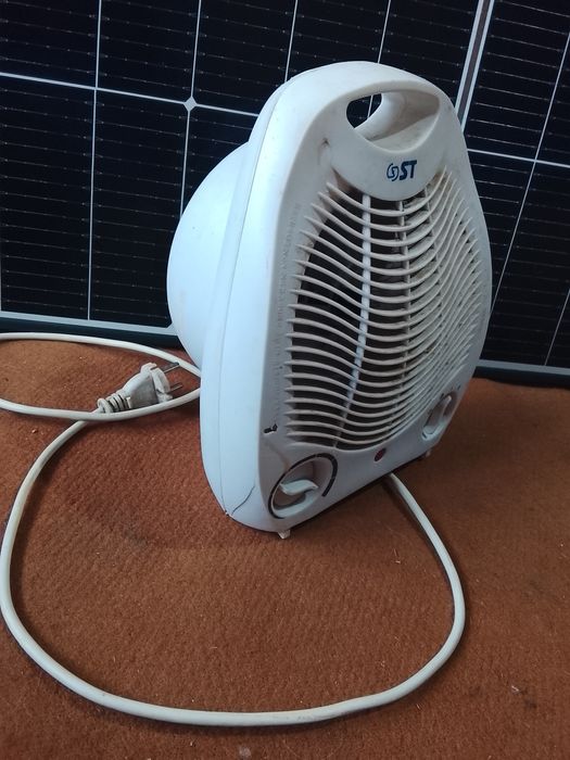 Тепло ветелятор для обігріву