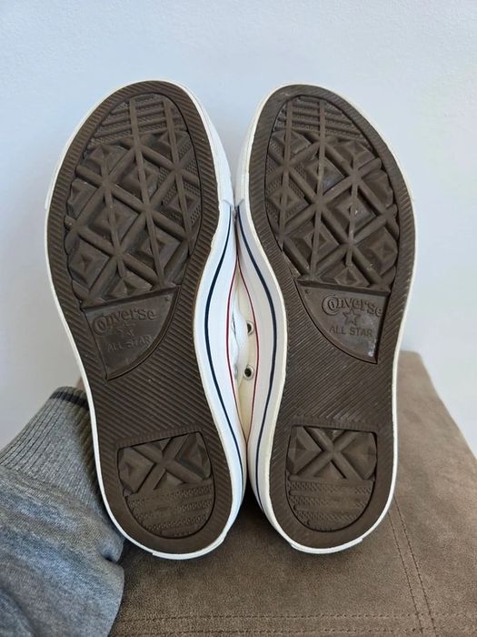 Converse białe trampki tenisówki rozm. 37,5 y2k retro pinterest