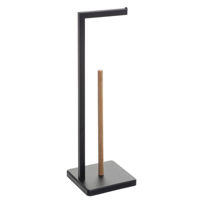 Stojak Na Papier Toaletowy Natureo Black Metalowy Do Łazienki Nowoczesny Design