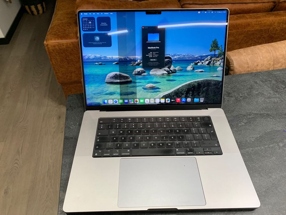 Laptop Apple MacBook Pro 16 a2485 M1 Pro 16gb 512gb ssd opis