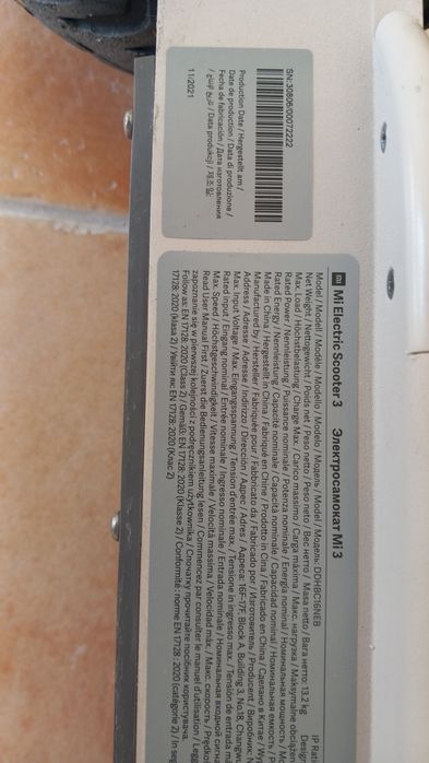 Trotinete elétrica Xiaomi electric scooter 3