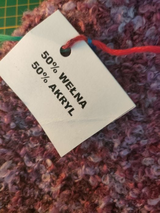 Mega ciepła czapka dwustronna dwuwarstwowa bezszwowa handmade