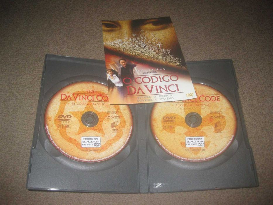 "O Código Da Vinci" com Tom Hanks numa Edição Especial com 2 DVDs