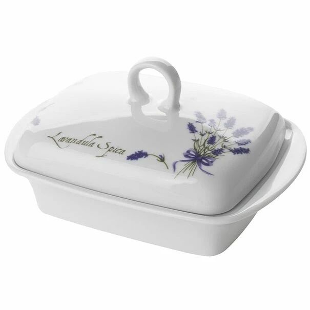 Mega zestaw naczyń ceramicznych Lubiana Lewender
