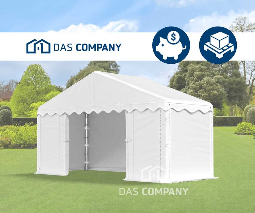 Namiot Magazynowy BIAŁY 3x2x2m Handlowy Namiot do Ogrodu mały sezonowy