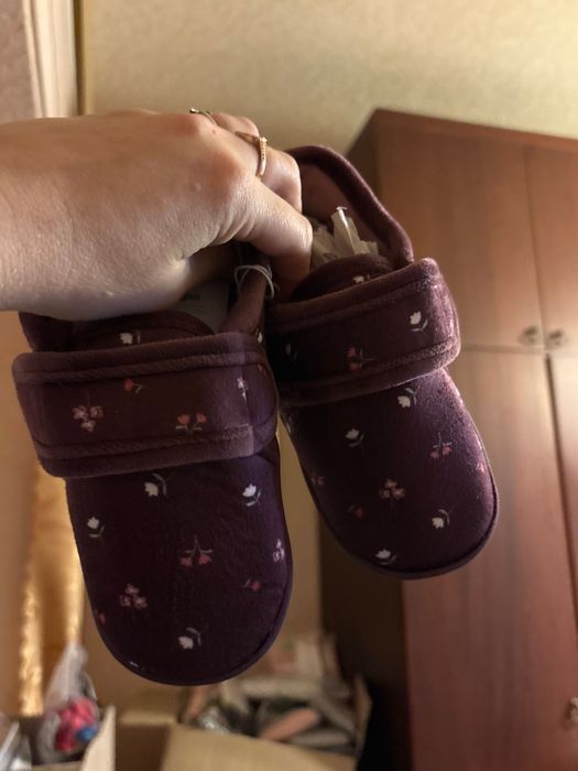 Новые тапочки George девочка нові капці в садочок дівчинка