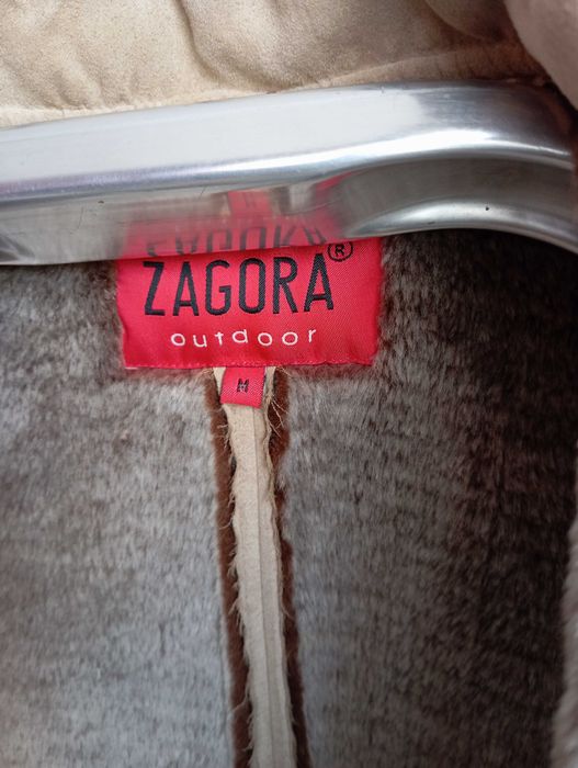 Kamizelka ZARA skóra i wełna śliczna i cieplutka r M