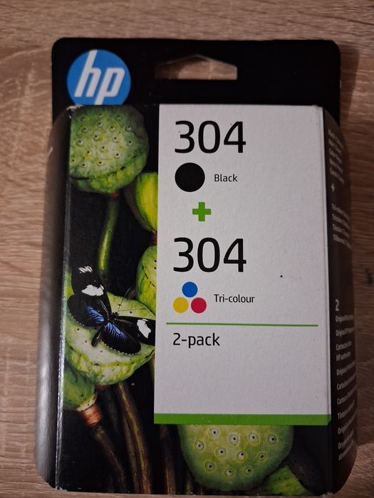 Струменеві нові оригінальні картриджі HP 304 Black/Color