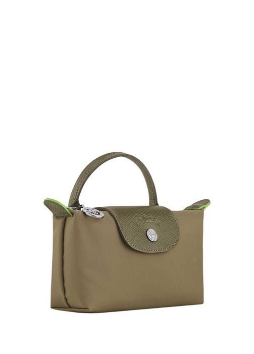 Сумка Longchamp Le Pliage Green Pouch With Handle Artichoke