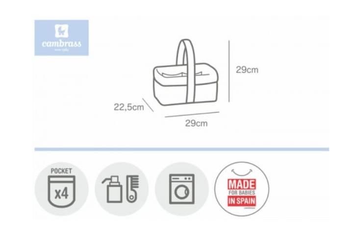 Cesto produtos bébé Cambrass
