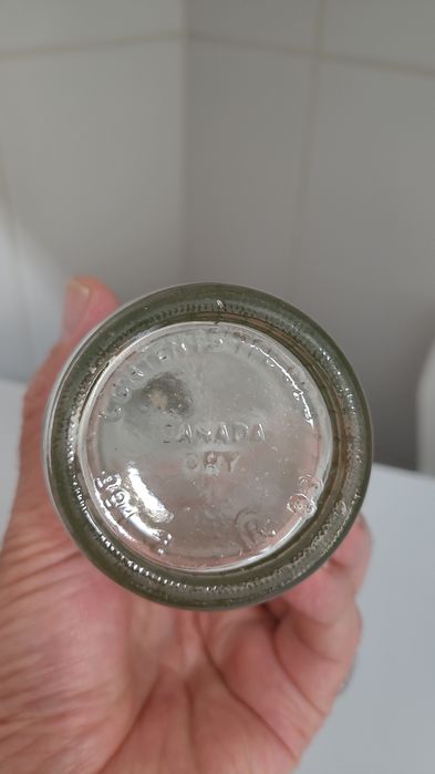 Garrafa antiga pirogravada Canada Dry (Spur) 220cc