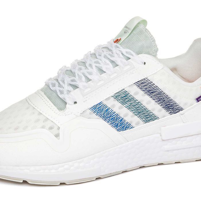 Мужские кроссовки Adidas ZX 500 White Premium. 41-45