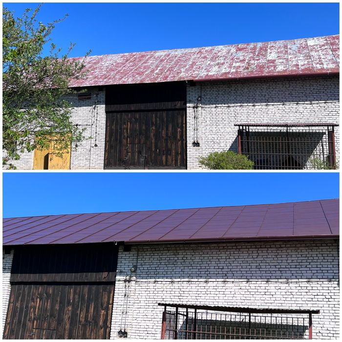 Mycie i malowanie dachów i elewacji  czyszczenie kostki brukowej