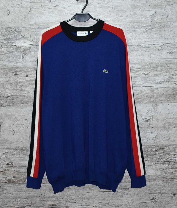 Sweter Lacoste Wełna Merino Roz. 8 3XL
