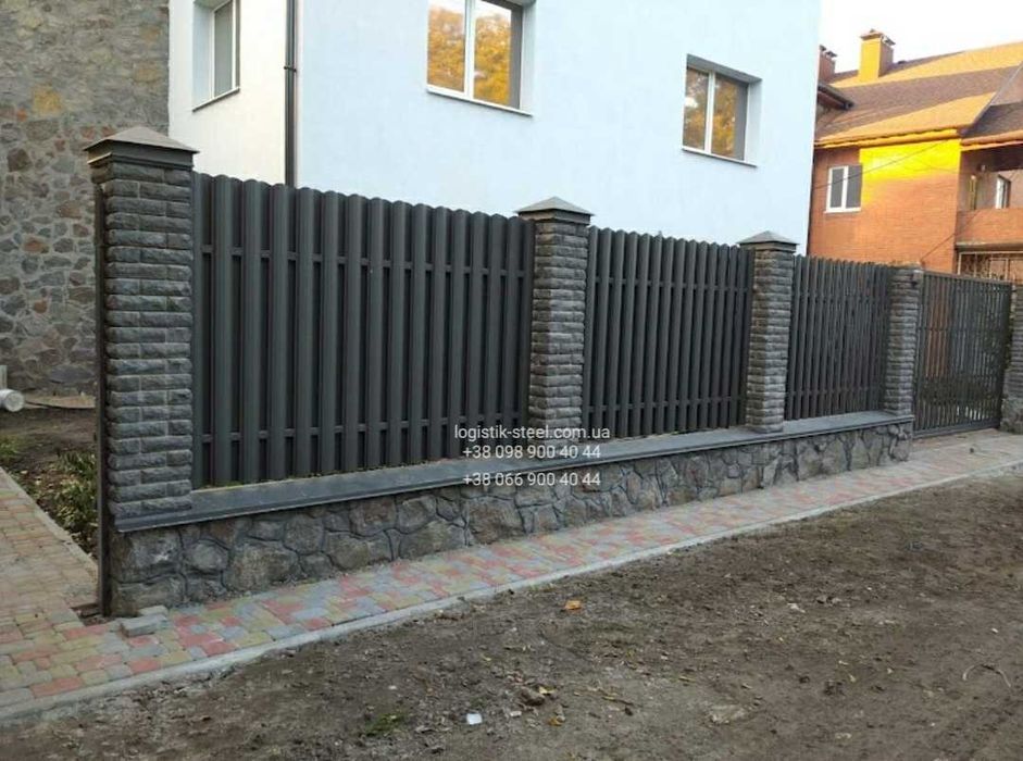 ЄвроШтахетник Металеві Штахети Штахетник Штакетник Металический