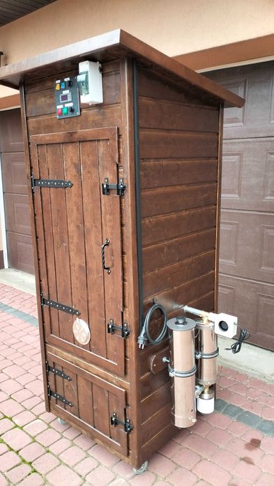 Wędzarnia elektryczna drewniana z szafką