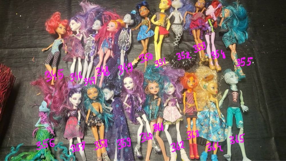Monster high, ever after high, disney та інші ляльки до вашооо смаку