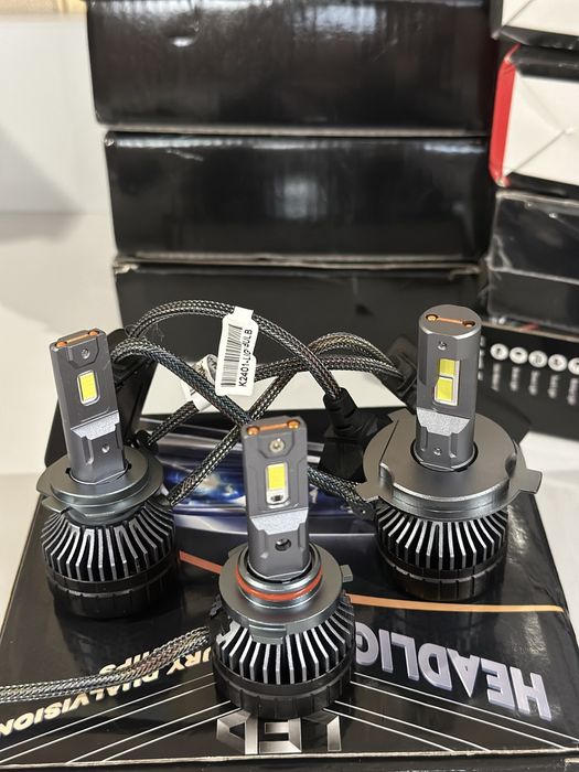Светодиодные LED лампы H7 H11 H4 H1 HB3 HB4 H3 HIR2 H13 H15 H27
