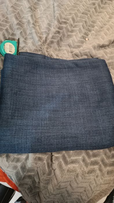 Dwie zasłony ciemny granati