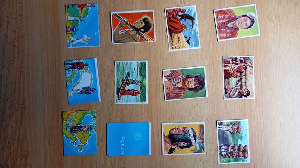 186 cromos "Homens, Raças e Costumes" ( sem repetidos