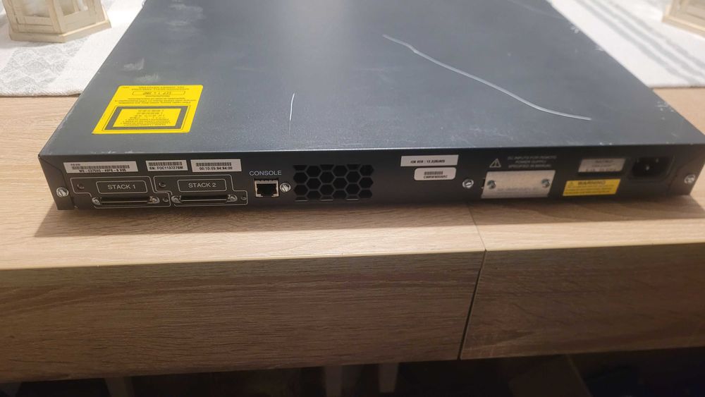 Switch Cisco Catalyst 3750G PoE-48 przełącznik