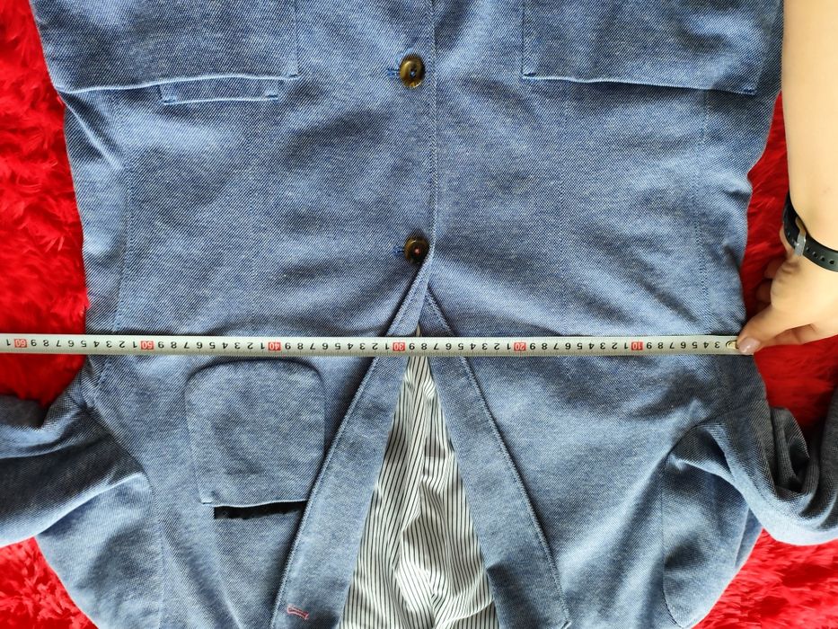 Sportowa niebieska marynarka XL