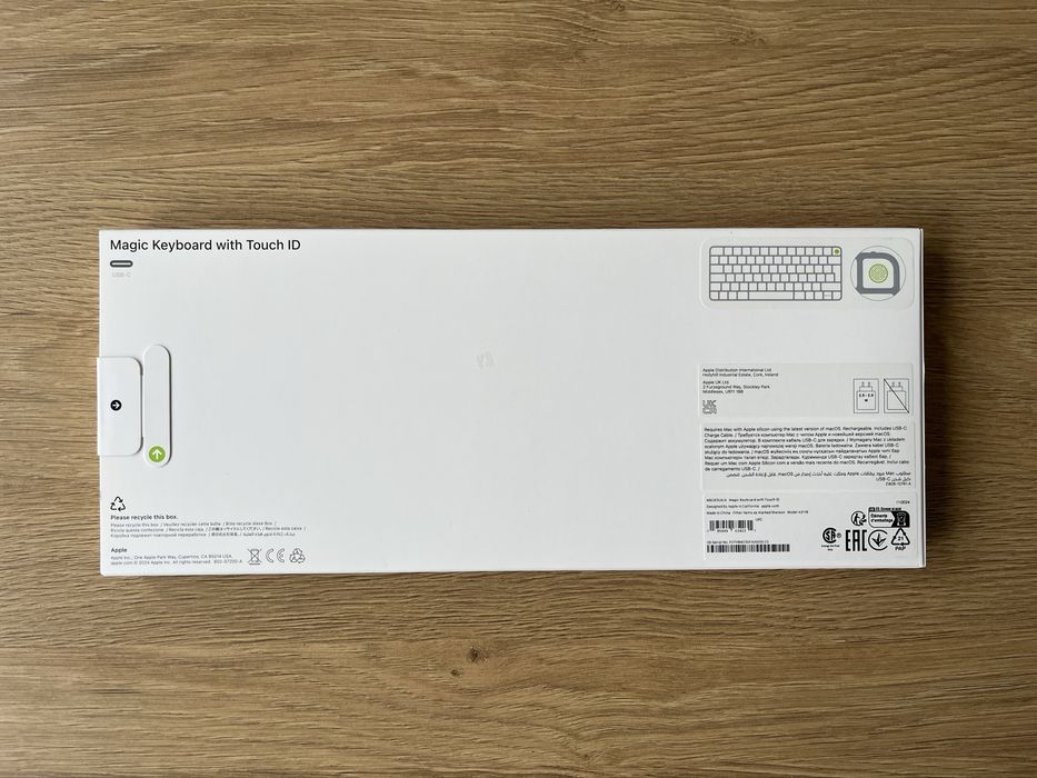 Клавіатура Apple Magic Keyboard (USB-C) з Touch ID Українська (MXCK3)