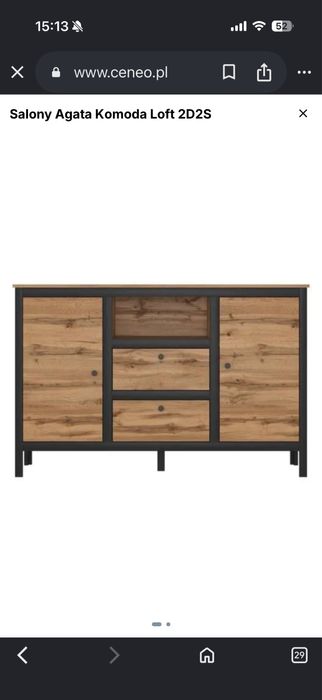 Komoda agata meble loft